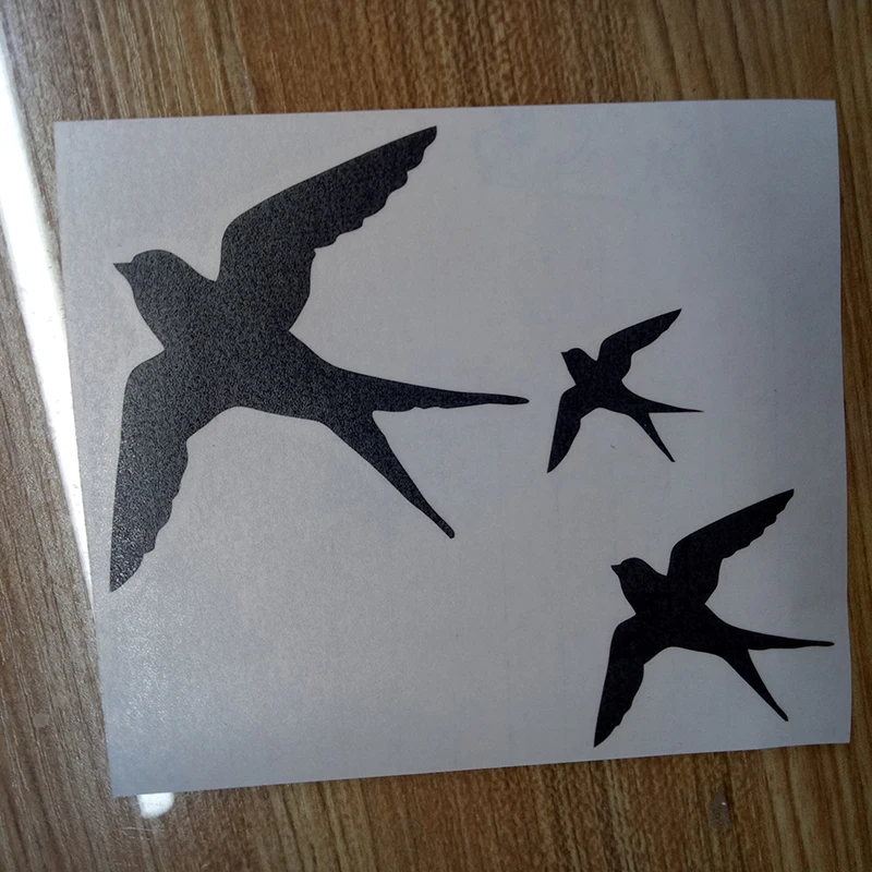 Swallow Bird Window Wall Animals Stickers Car Styling Greenhouse Caravan Vinyl Bumper Decals Art Decor Jdm - Image 3