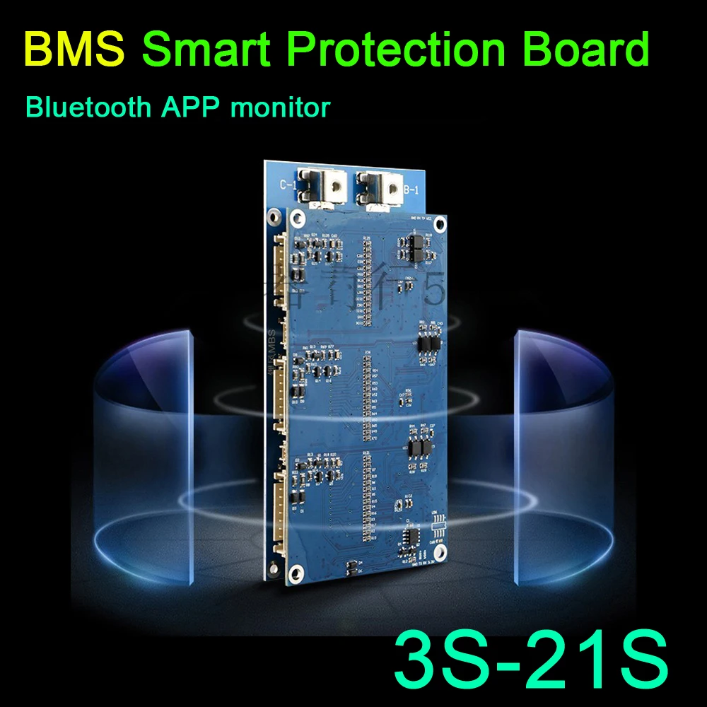 3 S 21 Li Ion Lipo Lifepo4 LTO активный баланс BMS умная Защитная плата кулоновый метр с USB
