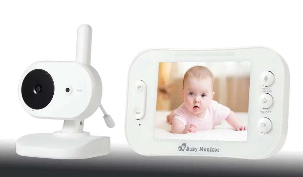

2019 New Arrival Wireless Digital Baby Monitor 3.5" Display Screen Support Max 32GB Talk-way Talk