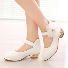 Special Offers Fathion New Big Pearl Flower Girls PU Leather Shoes For Girls Party Dance Children Shoes Girls Princess High Heels Wedding Shoes Special Offers Fathion New Big Pearl Flower Girls PU Leather Shoes For Girls Party Dance Children Shoes Girls Princess High Heels Wedding Shoes