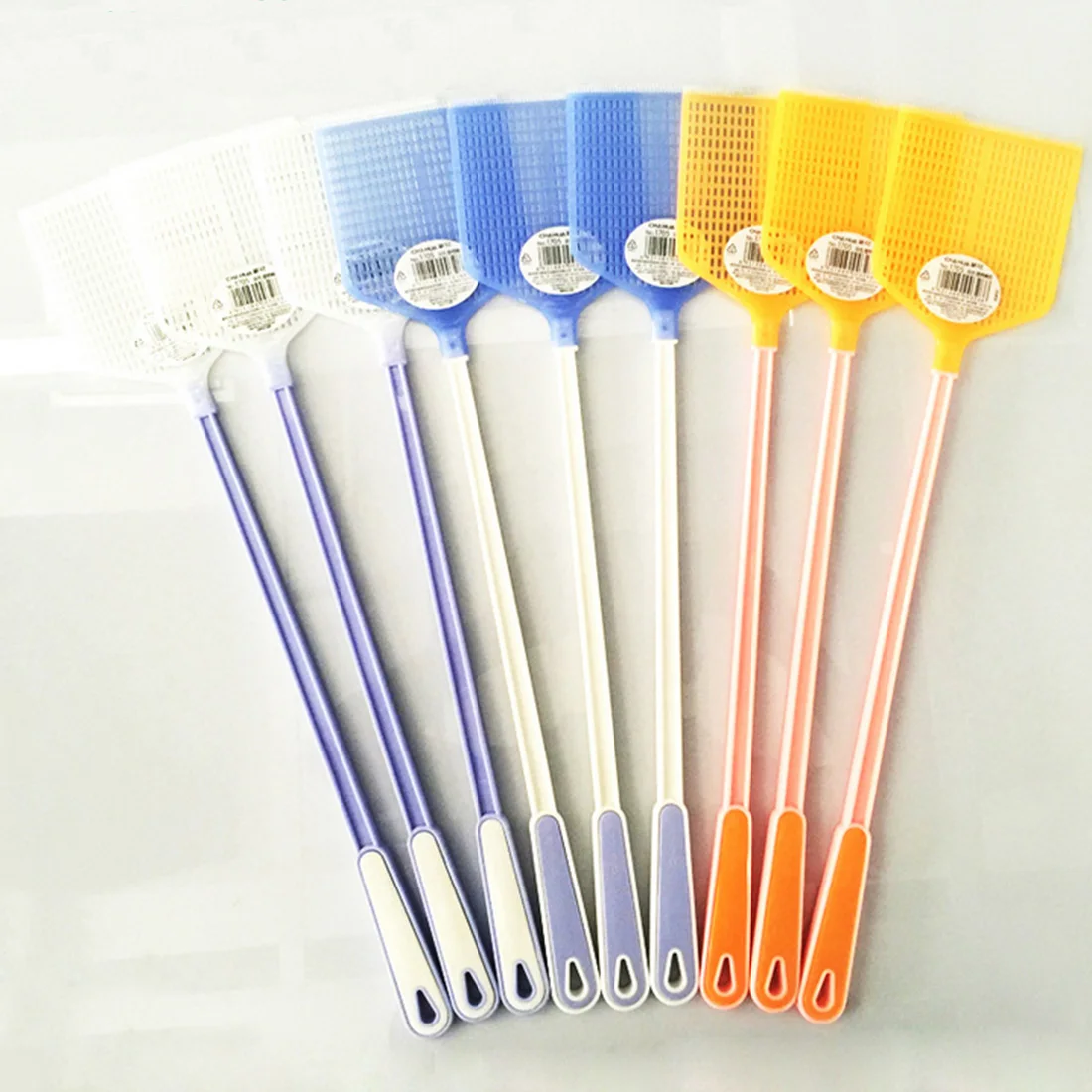 

VICTMAX 5Pcs Household Plastic Fly Trap Mosquito Swatter Fly Killer Hand Manual Flapper - Random Delivery