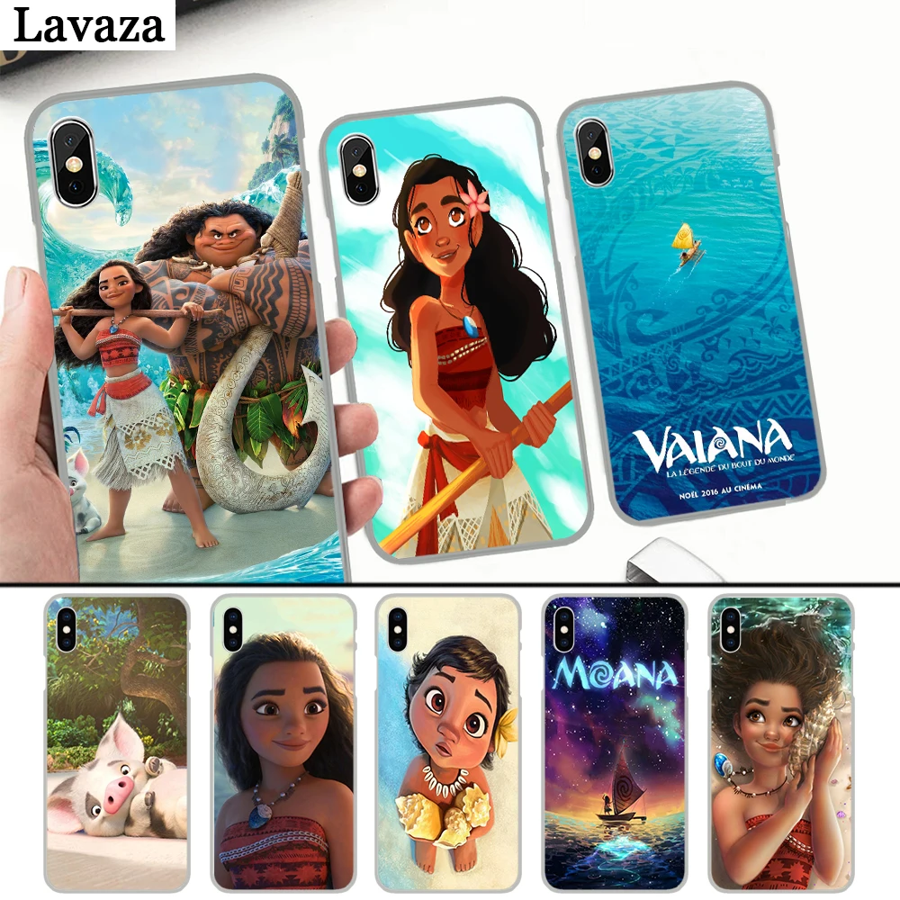 

Lavaza Moana Cartoon Hard Case for iPhone 4 4S 5 5S 5C 6 6S 7 8 Plus X XS MAX XR