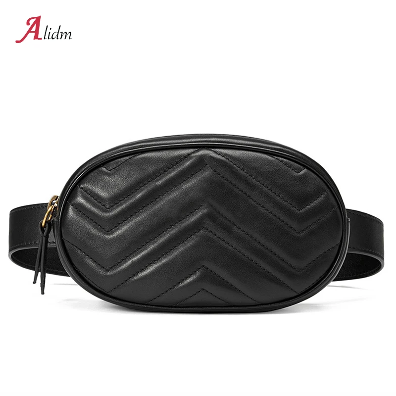 

Brand Fanny Packs Fashion GG Chest Bag High Quality Letter Luxury Handbags Women Leather Bags Designer Women Waist Belt 2018 Sac