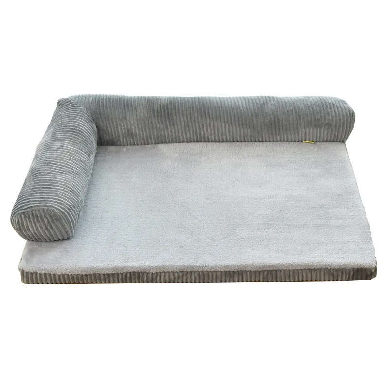 

Warm Corduroy Padded Plus Size Dog Bed Cat House Kennel Mat Small medium Large Dogs House Sofa Pet Basket Bed