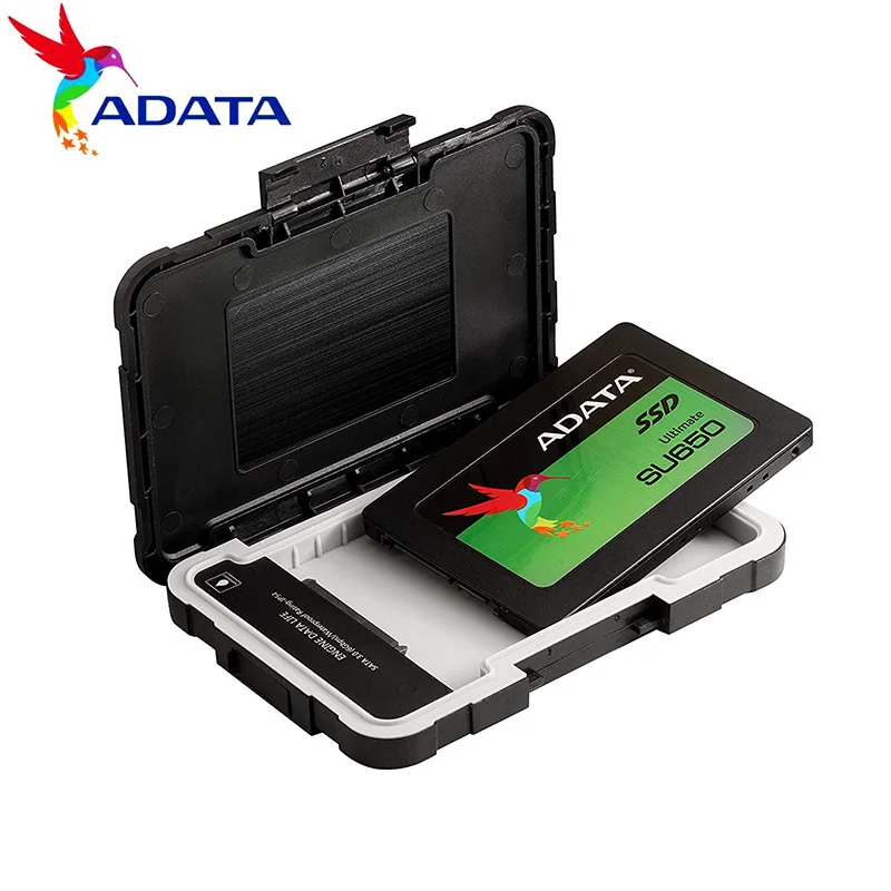 ADATA корпус для жесткого диска HDD чехол HD 2,5 дюймов SATA к USB 3,1 адаптер для жесткого диска корпус для SSD диск коробка-чехол на HDD HD внешний корпус HDD док станция саласки для hdd box для hdd корпус 2.5