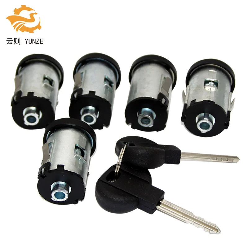 

FULL SET DOOR LOCK BARREL SET 5PCS FOR FIAT SCUDO 1996-2006 9926.Q7
