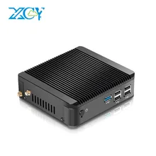 XCY Мини-ПК Окна 10 Celeron J1900 Quad-Core 2.0 ГГц мощный MiniPC для officework HTPC HDMI VGA 12 В энергосбережения