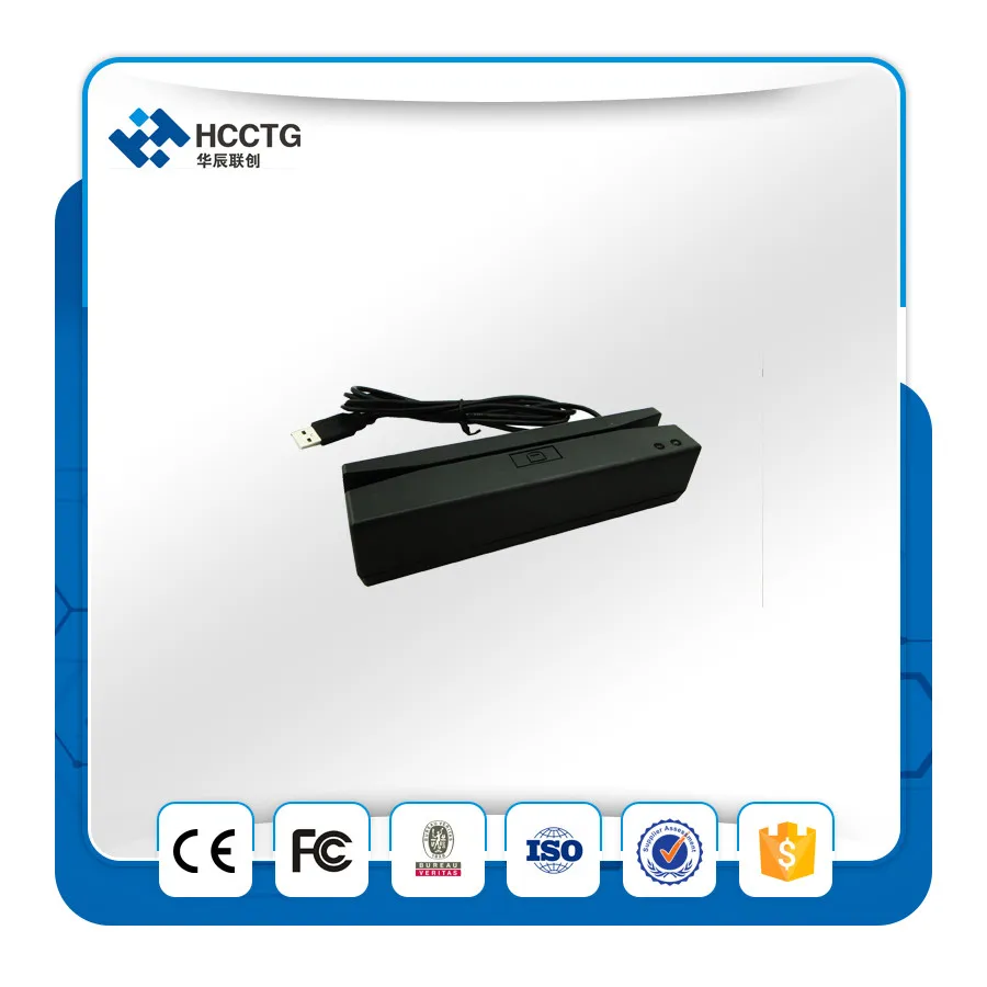 

Portable 3 tracks Magnetic Card/stripe USB Credit Reader-- HCC720