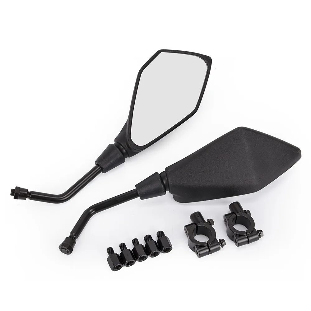 

1 Pair Motorcycle Rear View Side Mirror ATV Rearview Mirror with 8mm 10mm Clockwise For Yamaha Honda Polaris Sportsman