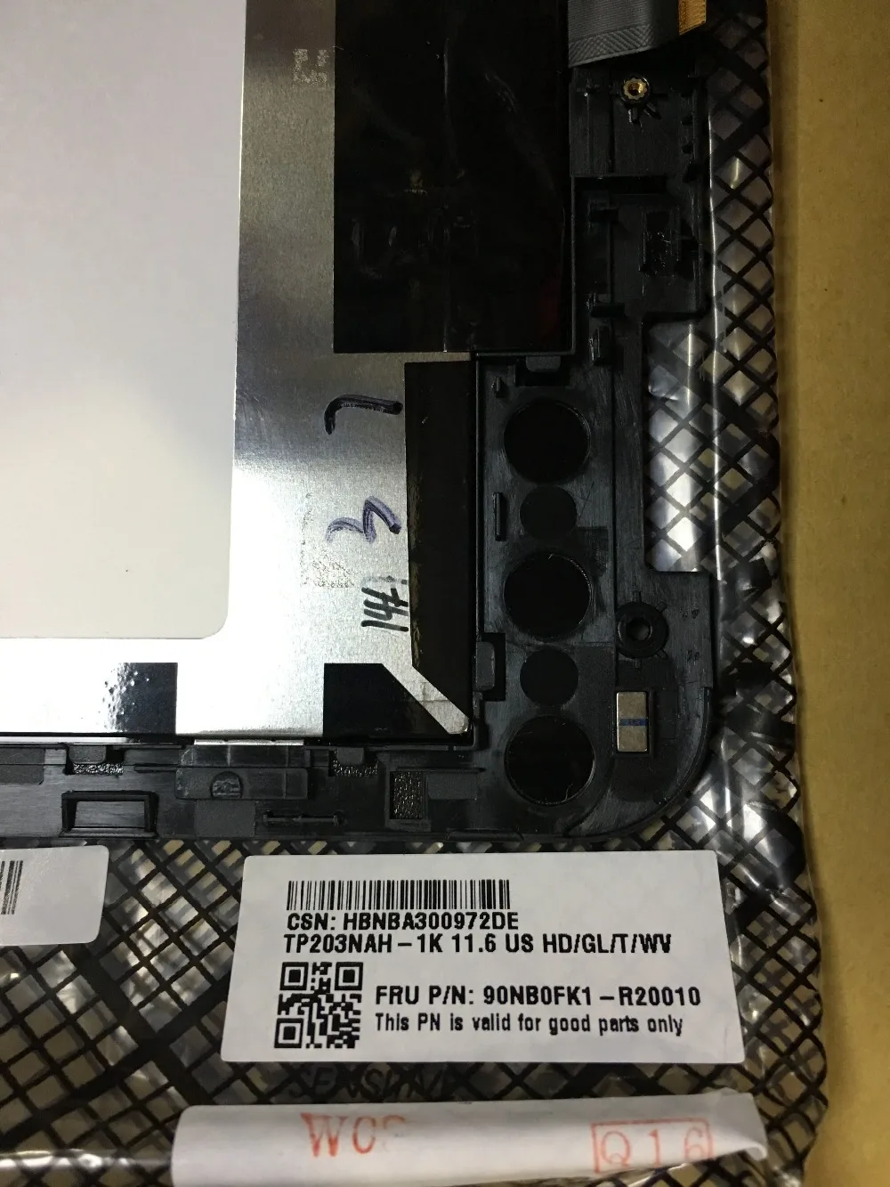 Сенсорный ЖК экран 11 6 дюйма в сборе с рамкой B116XAN04.3 для ASUS TP203N TP203|ЖК-экран