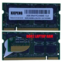 2GB 2Rx8 PC2-6400S 800 MHz DDR2 2gb 800 MHz Память для ноутбука 2G pc2 6400 notebook 200-PIN SODIMM ram