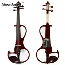 4/4 коричневый ABS Электрический скрипки Музыкальные инструменты хорошее качество струнный инструмент подходит для начинающих и любителей музыки