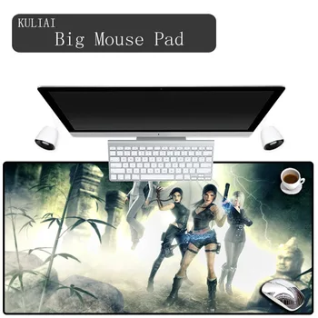 

XGZ Print Wallpaper Video Game Mouse Pad 40X80cm Gamer Big Pad Notebook PC Game Laptop Computer MousePad for Boyfriend Gifts