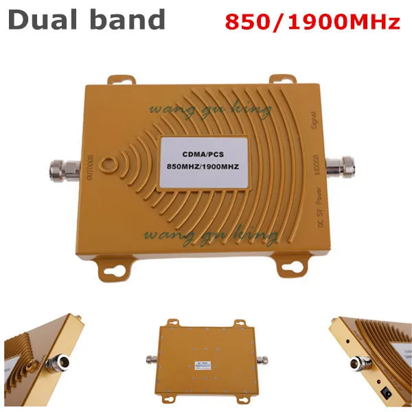 

GSM Repeater UMTS 850MHz 1900MHz GSM Booster Amplifier Mobile Phone Signal Repeater CDMA 850mhz PCS 1900mhz Cell Booster