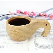 Handmade Beech Wooden Cups Nordic style Finnish Traditional Outdoor Wood Wine Cups Elephant Coffee Tea Cups 35/170/200/250ML