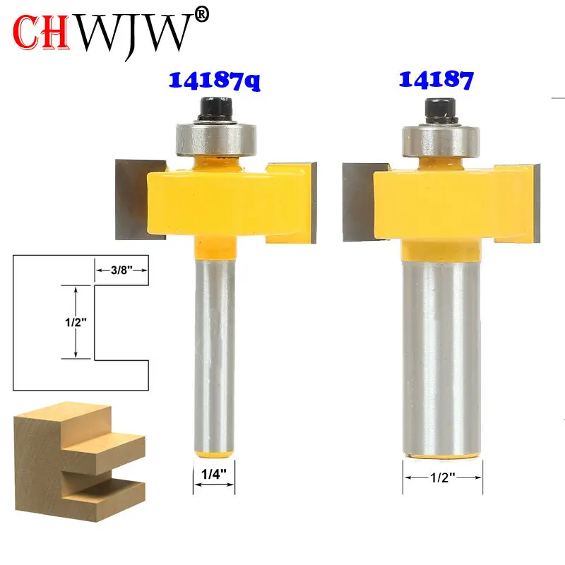 

1/2" Slot Slotting & Rabbeting Router Bit - 1/2" Shank - Chwjw 14187