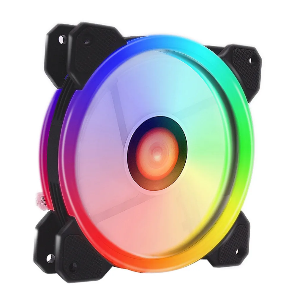 120 мм 3 в 1 RGB светодиодный высокопроизводительный вентилятор охлаждения корпуса с
