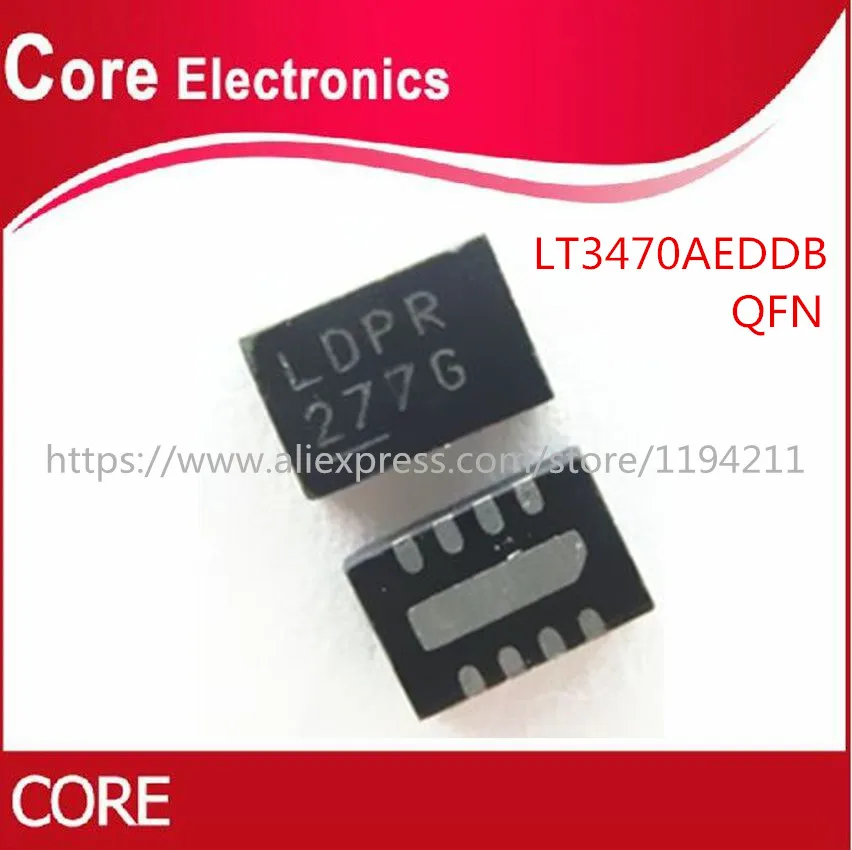 50 шт./лот LT3470AEDDB LT3470A ЛДПР QFN-8 Новый | Электронные компоненты и принадлежности