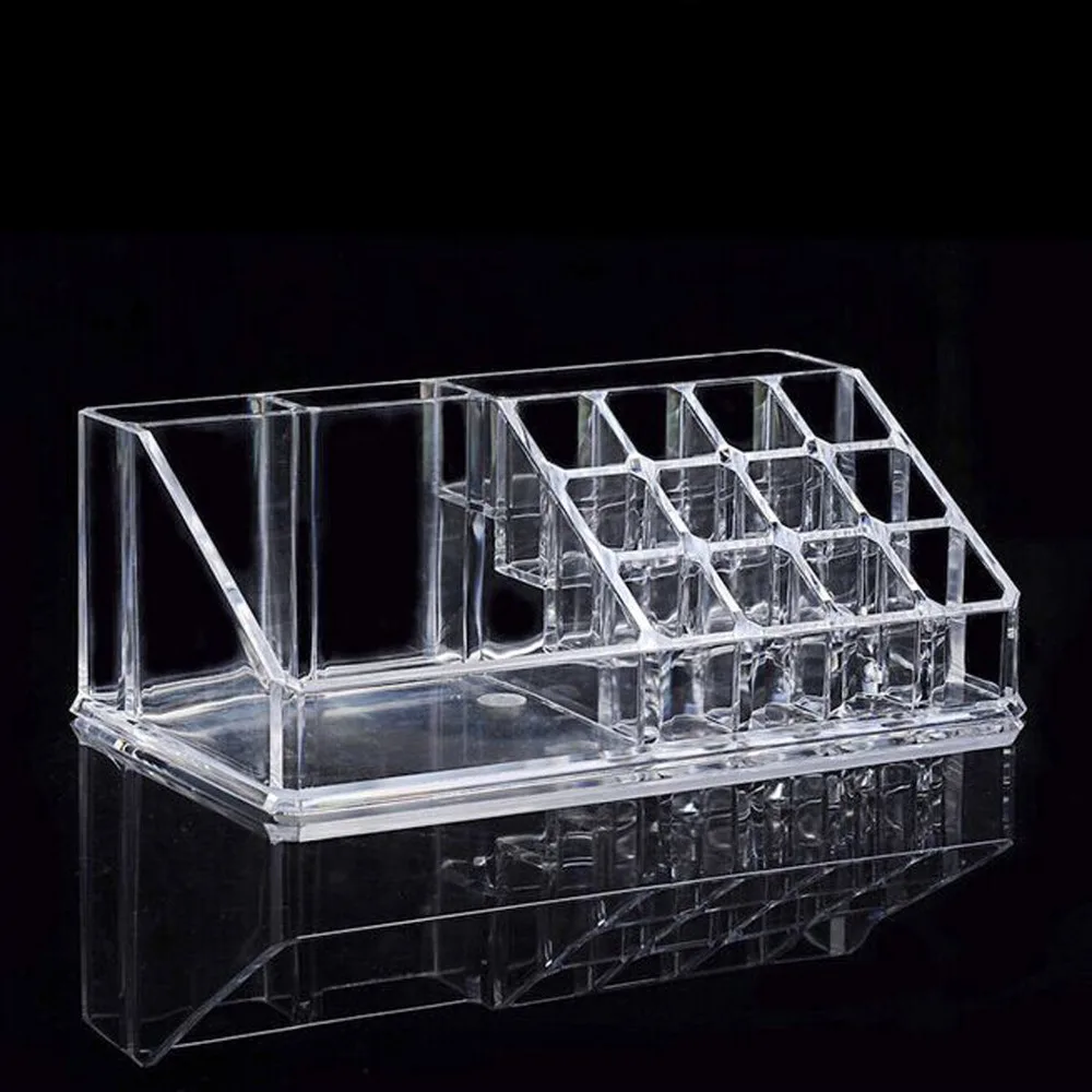 

Clear Acrylic Showing Shelf Holder Display Storage Box Nail Polish Lipstick Make Up Nail Art Container