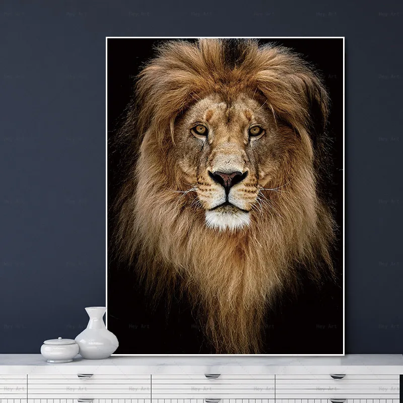 HD Animal Wall Art Canvas Painting Tiger Picture Lion Posters Deer Prints Giraffa Home Decor for Living Room HD Animal Wall Art Canvas Painting Tiger Picture Lion Posters Deer Prints Giraffa Home Decor for Living Room