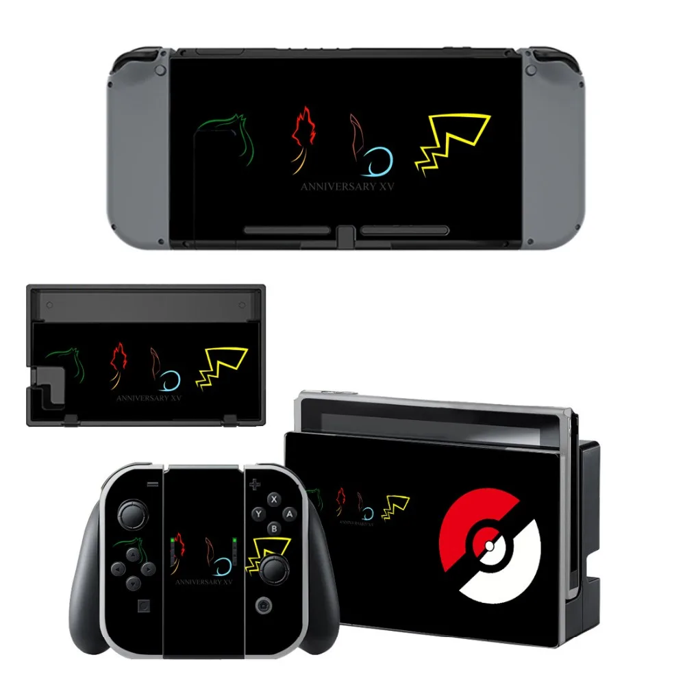 

VINYL SKIN STICKER Pokemen DECAL COVER for Nintend Switch Console and Joy-Con Controlle