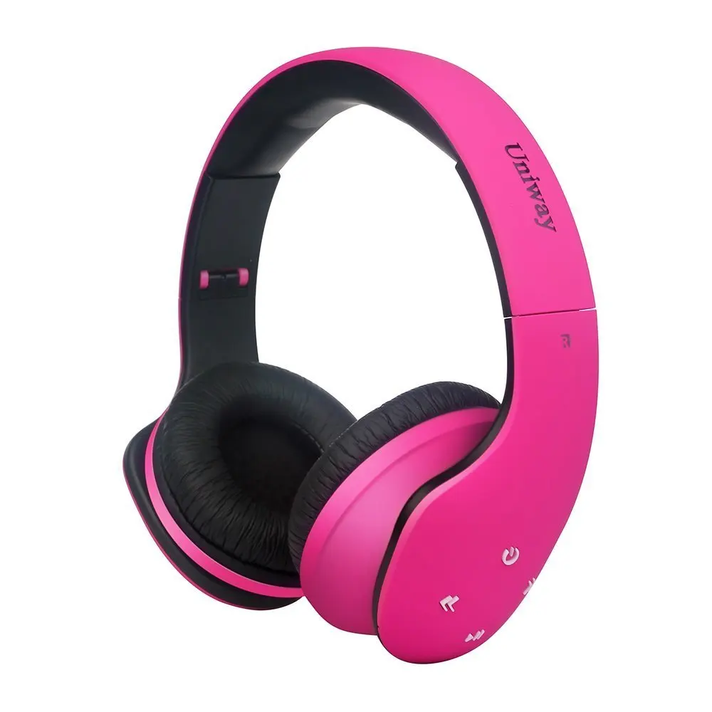 Uniway U20 Bluetooth headphones V4.0 Noise Cancelling Earbuds Foldable Wireless Headphones Multipoint Hifi Earphones