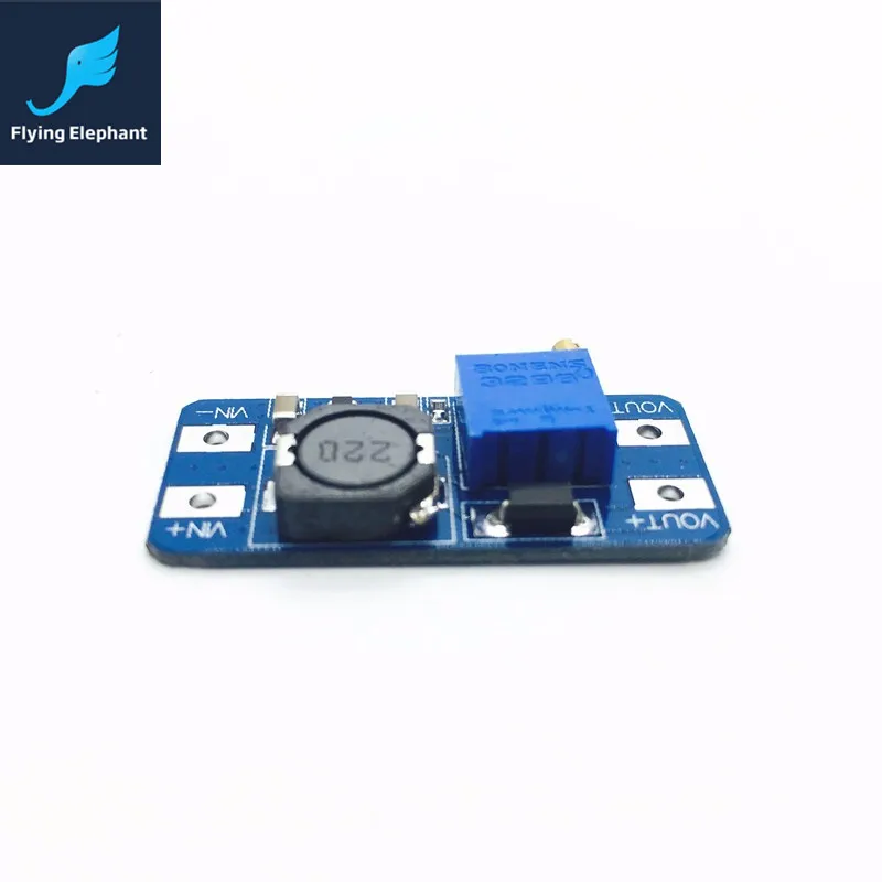 DC-DC Boost Module 2A Booster напряжение 2-24 В вход до 5 9 12-28 в Регулируемый 2577 Повышенная эффективность> 93