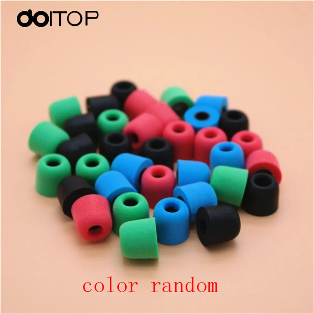 

DOITOP 2 Pair Mini Memory Foam Earplug headphone Ear Pads Sponge Ear Cups In-Ear Earbuds Headset Bud Tips Eartips 3/4/4.5/4.9mm