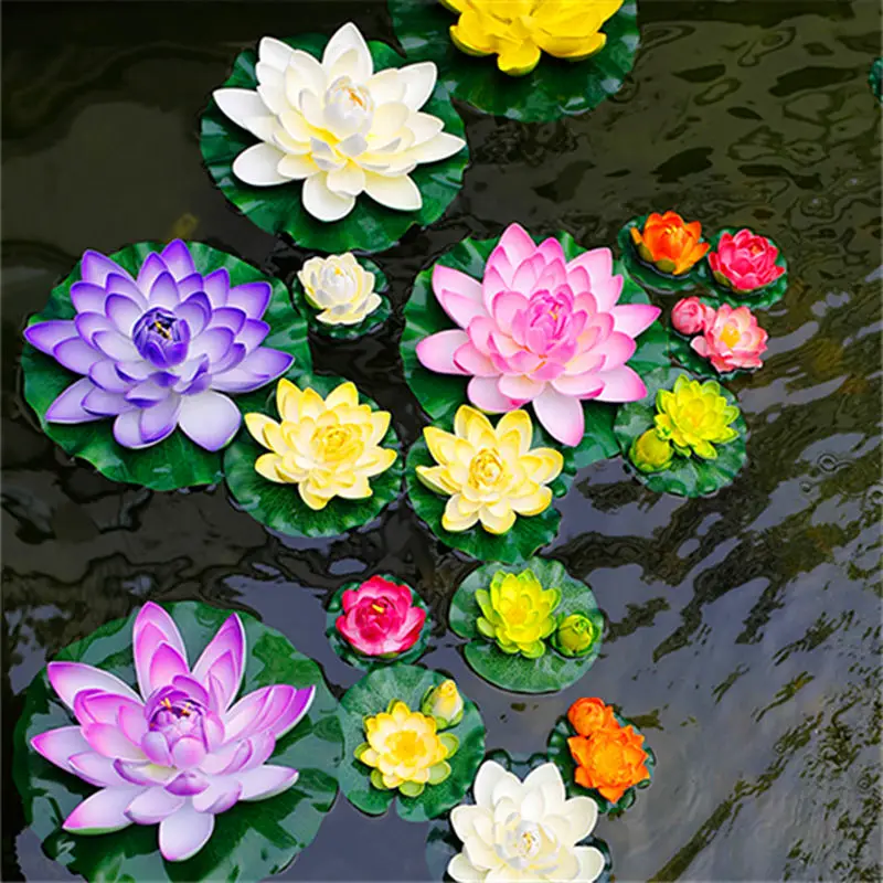 1pcs 17cm artificial flowers lotus diy home decoration accessories Flowers Decoration artificial