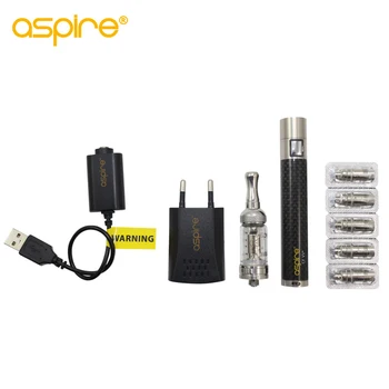 

Aspire Premium Kit Nautilus Mini BVC Tank Pyrex Glass BVC Atomizer 1000 mah CF VV+ Battery & 5 pcs 1.8 ohm coils