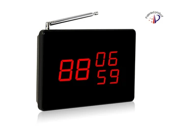 

Three group digits number wireless display, waiter/nurse call system receiver with position occuping function, alarming/voice