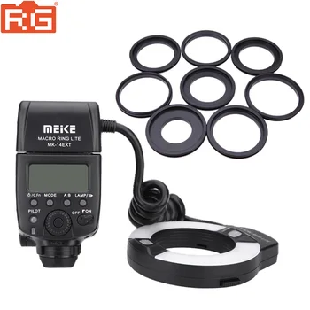 

Meike MK-14EXT Macro TTL ring flash E-TTL TTL with LED AF assist lamp for Canon 700D 650D 600D and Nikon D3200 D3100 D7100 D7200