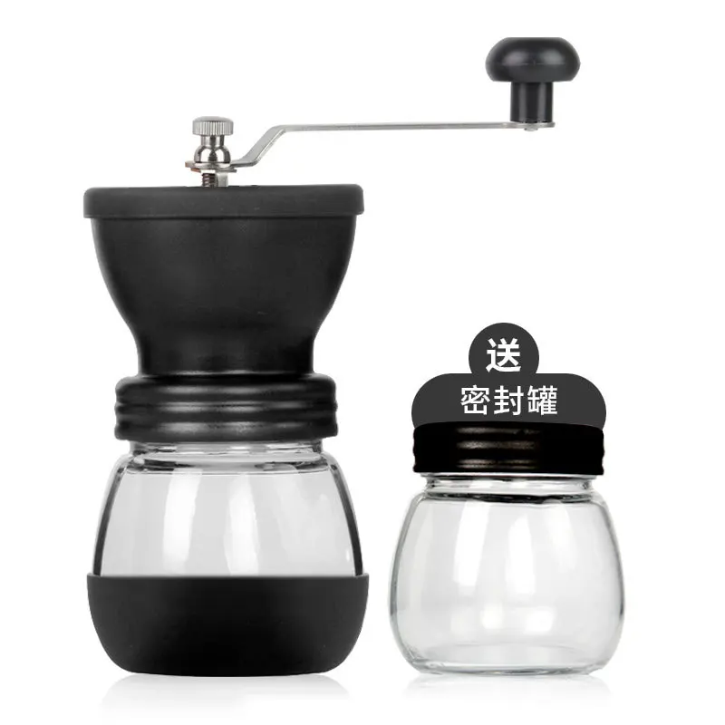 Buy Manual Ceramic Coffee Grinder ABS Ceramic core Stainless Steel Burr grinder
