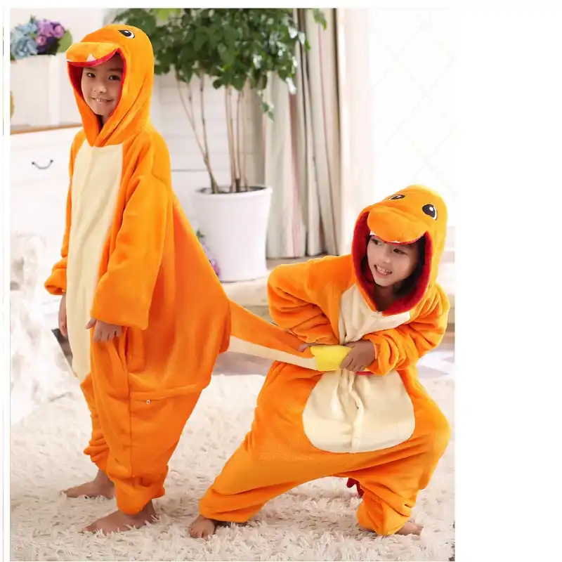 ポケモンヒトカゲ衣装パーカーカバーオールピカチュウ子供のポケモン衣装パジャマキッド子供子供 Onesies Pokemon Charmander Costume Charmander Costumekids Pokemon Costumes Aliexpress