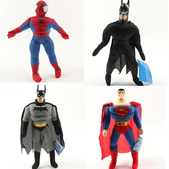 

New style superhero plush toy spiderman superman Batman plush doll pp cotton animal stuffed kids toy for child gifts