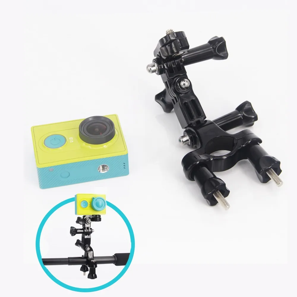 For GoPro accessories Bike Motorcycle Handlebar Seatpost Pole Mount&3