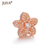 Luxury Cubic Zirconia Flower Spacer Beads For Jewelry Making DIY Pearls Beaded Bracelets Necklaces decorative beads accessories ► Photo 3/5
