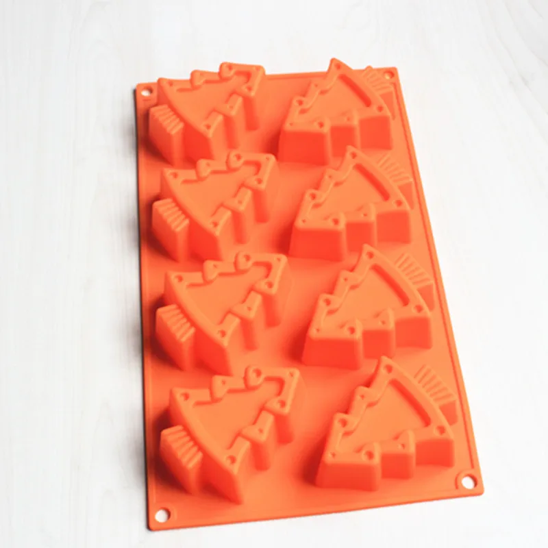 

DIY Christmas tree soap mould cake chocolate silicone mold
