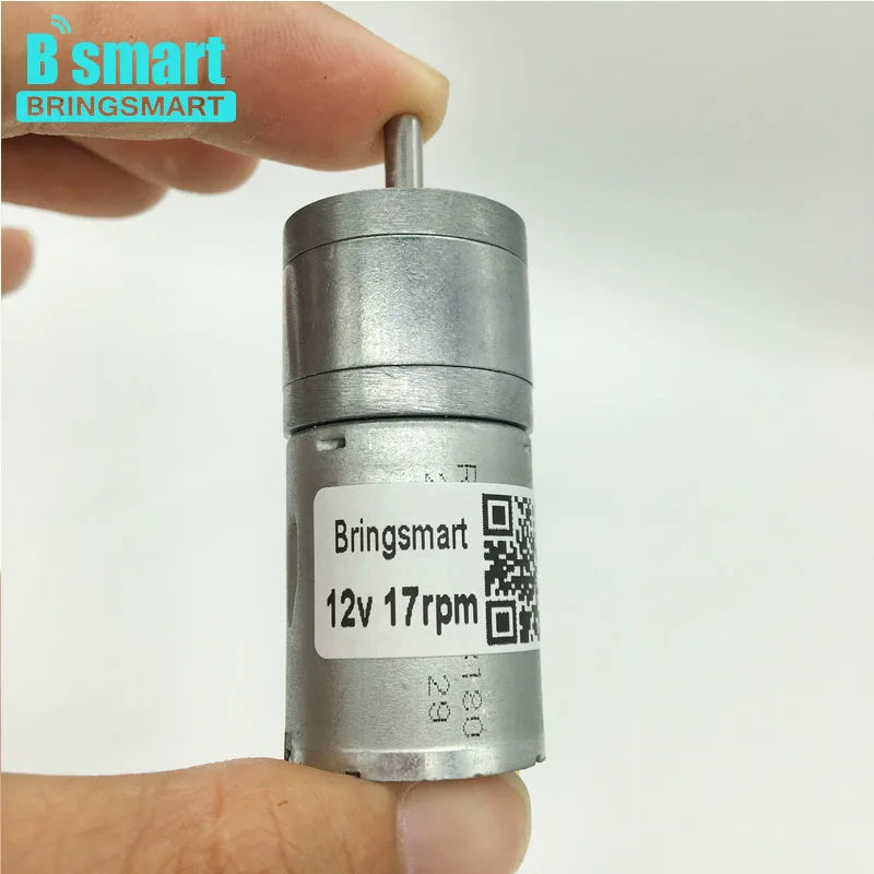 Bringsmart JGA25-370 редуктор DCMotor 12 В редуктор ed мотор 24 В мини электрический мотор низкая скорость микро редуктор коробка передач для игрушек