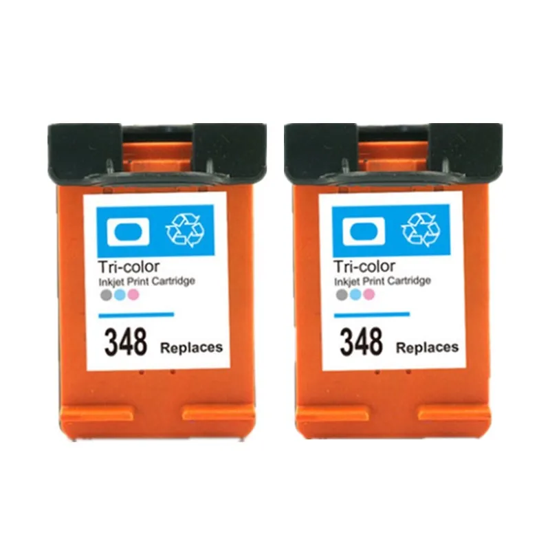 

2X Remanufactured for HP 348 Color Ink Cartridge C9369E for HP Deskjet D5740 6450 6540 6520 6620 6840 9800 OFFICE7210 7310 7410