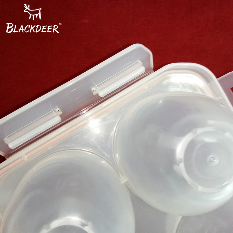 BLACKDEER al aire libre herramientas huevo fresco transparente caja de almacenamiento portátil de viaje bandeja equipo Camping Picnic juego de vajilla