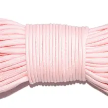 550Lb Паракорд парашютный шнур нейлон светится в темноте 9 жила кабеля розовый