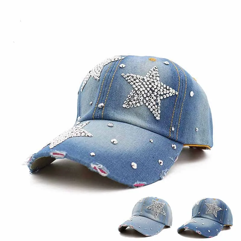 

Diamond pentagram cowboy knit hats Leisure adjustable Cowboy Hats Outdoor sports sun protection travel cap Free shipping sale
