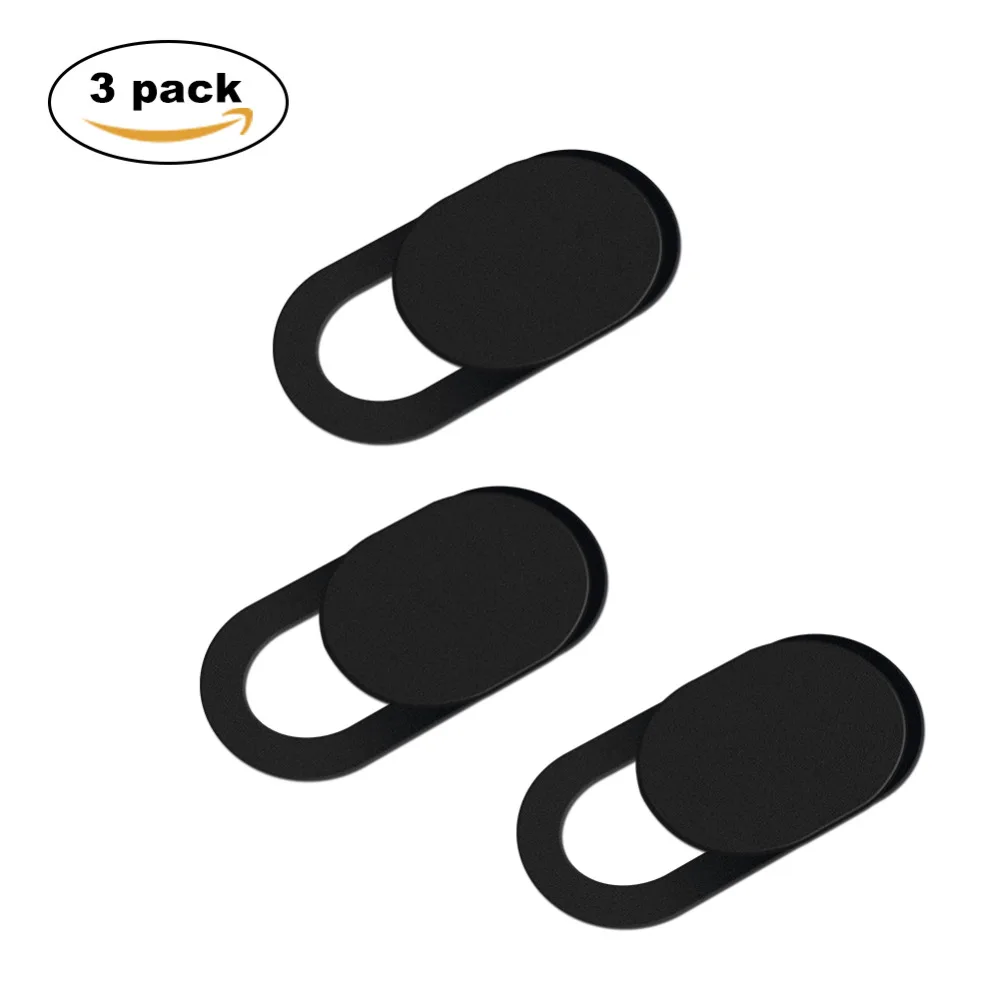 

3PCS Universal WebCam Cover Shutter Magnet Slider Plastic Camera Cover for IPhone PC Laptops Mobile Phone Lens Privacy Sticker