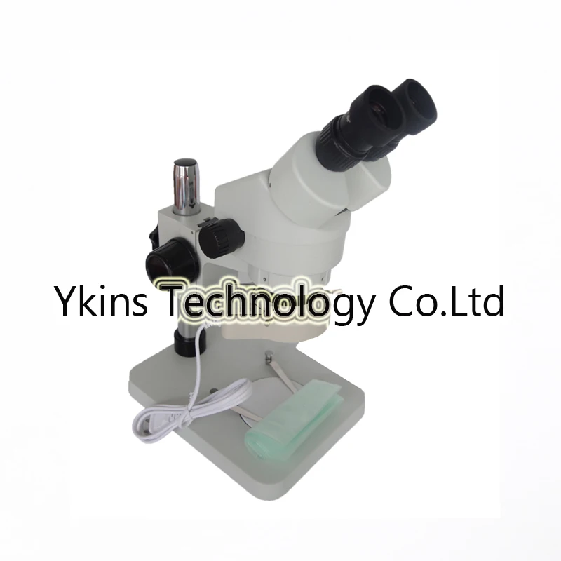 Binocular stereo microscope Industrial microscope 7-45X Continuous zoom Magnification with metal stand adjustable LED lights Binocular stereo microscope Industrial microscope 7-45X Continuous zoom Magnification with metal stand adjustable LED lights