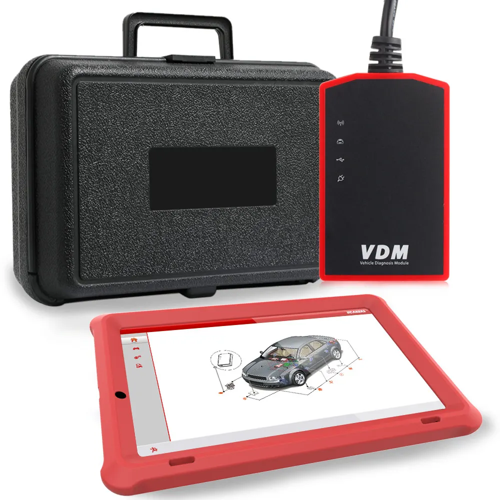 UCANDAS VDM V4.8 Wifi Профессиональный OBD2 Автомобильный сканер SRS EPB Многоязычная полная
