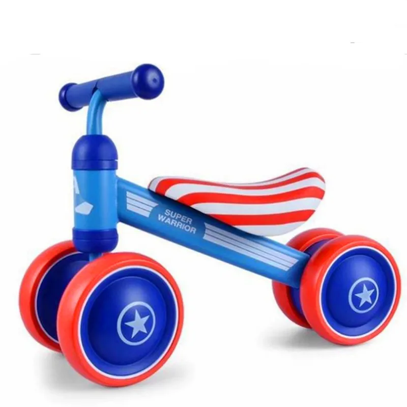 Детские блестящие ходунки, детский велосипед, игрушка для езды на велосипеде, От 1 до 3 лет, детские ходунки, игрушки для обучения, прогулки, детский велосипед, скутер, безопасность