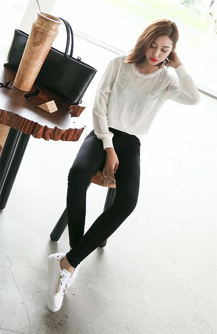 2019 Marca Ulzzang Pequenos Sapatos Brancos LadiesGirls