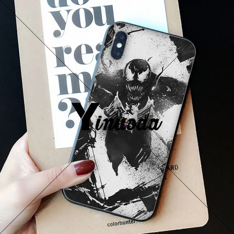 Yinuoda Deadpool Iron Man Marvel Avengers Phone Case cover Shell for Apple iPhone 8 7 6 6S Plus X XS MAX 5 5S SE XR Cellphones