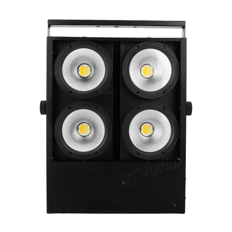 DJworld 4x100 Вт 4 глаза светодиодный светильник заливающего света COB холодный и теплый белый светодиодный высокой мощности профессиональное